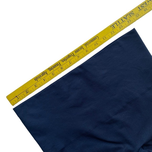 Spanx Leggings Size XL Look At Me Now Black High Rise Cropped Seamless Ponte - Picture 9 of 12